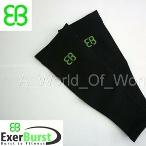 ExerBurst Compression Leg Sleeves - 2 Pairs / Blk